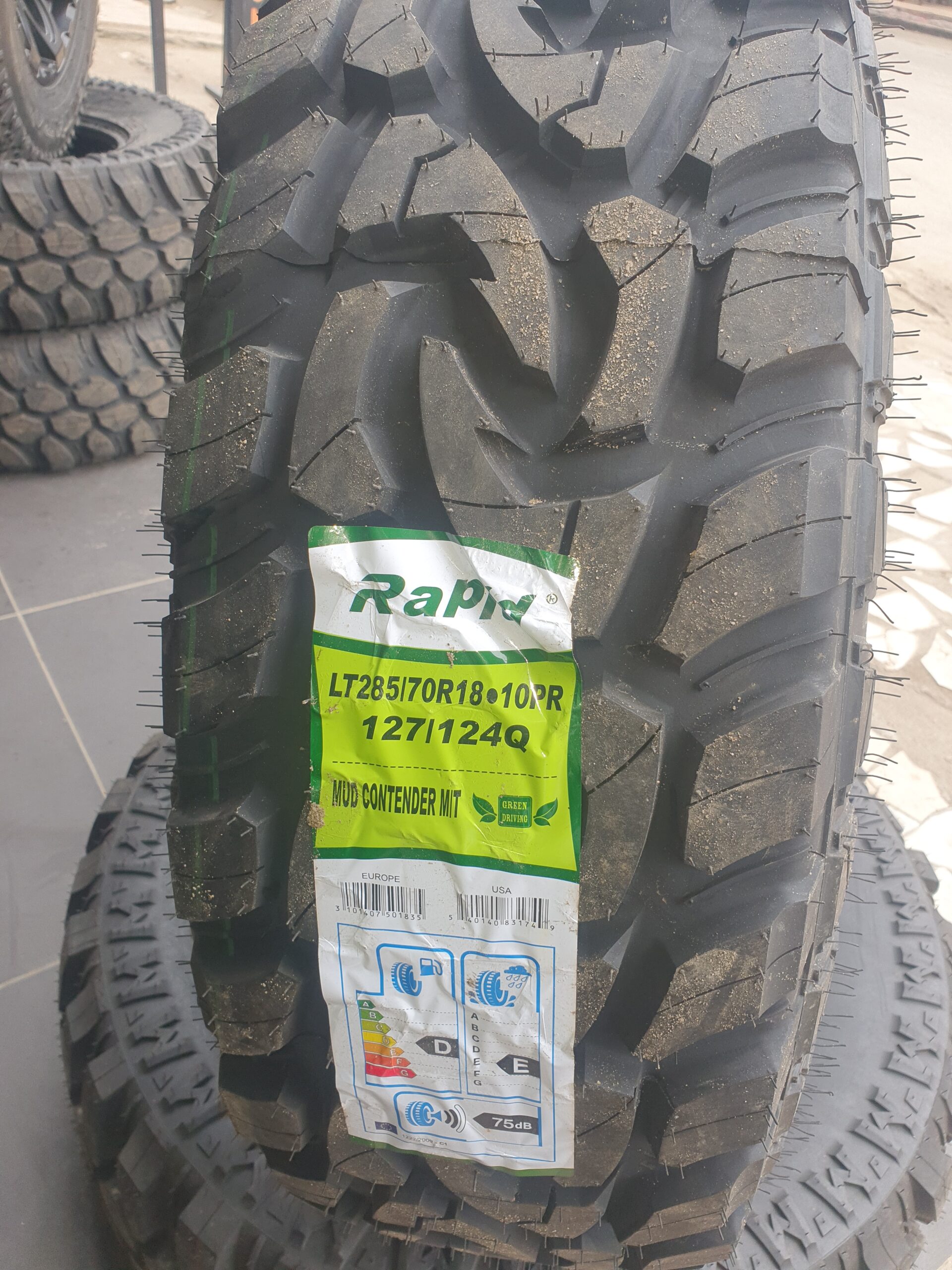 Pneu 285.70R18 EN CRAMPON